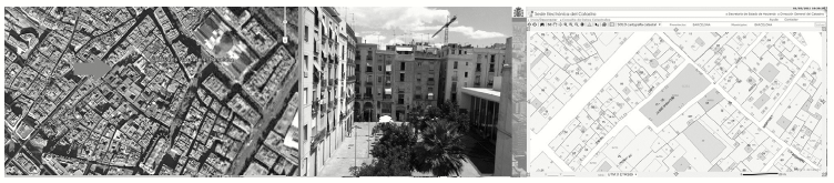 Map and location Flassaders Square next to the Picasso Museum