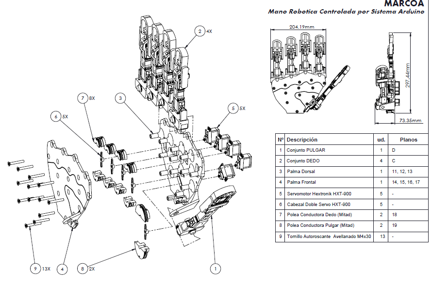 Propuesta de diseño seleccionada para realizar su implementación física