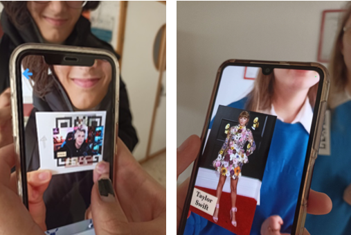 Ejemplos de la app de RA ¿Quién soy yo?