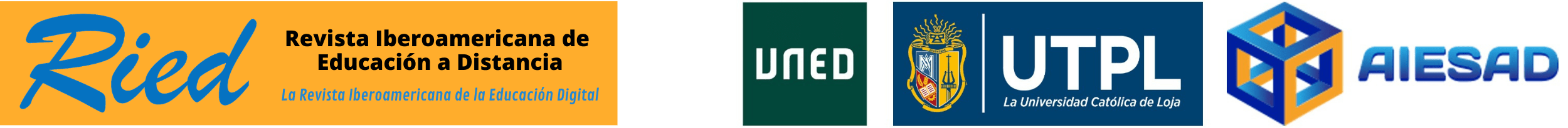 RIED-Revista Iberoamericana de Educación a Distancia. Patrocinadores: AIESAD, UTPL y UNED.