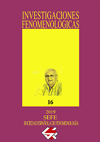 Investigaciones fenomenológicas 16 y Homenaje a Vicent Martínez Guzmán